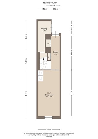 Floorplan - Watertorenlaan 11, 4141 HT Leerdam